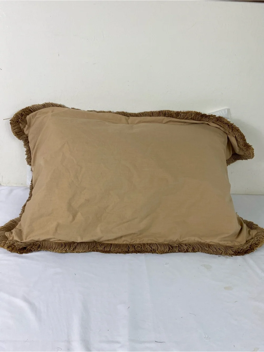 Sherry Kline Home Black, Gold and Red Paisley Leopard Fringe Accent Pillow sham